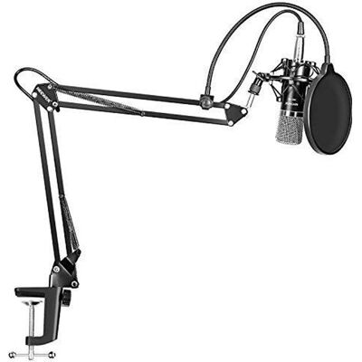 Microphone Neewer NW-700 - Microphone à condensateur pour studio et diffusion - Publicité Microphone Neewer NW-700 - Microphone à condensateur pour studio et diffusion - Publicité