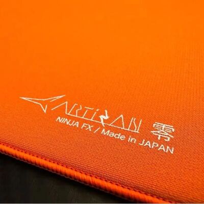 Tapis de souris de jeu artisan fx zero orange-xsoft 49x42cm - Publicité Tapis de souris de jeu artisan fx zero orange-xsoft 49x42cm - Publicité