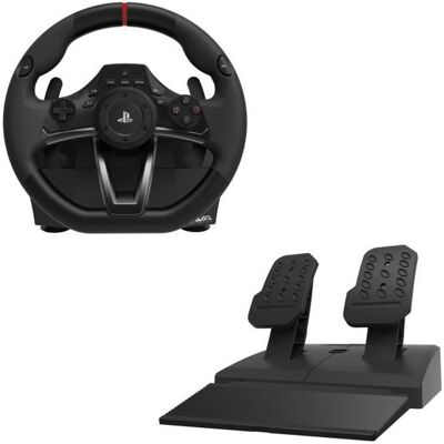 Volant de course + Pédalier Hori pour PS4 Noir - Publicité Volant de course + Pédalier Hori pour PS4 Noir - Publicité