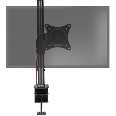 Duronic DM451X1 Support décran PC à Pince pour Bureau Gestion des câbles intégrés au Bras Rotatif/Inclinable/Pivotable Noir - Publicité Duronic DM451X1 Support décran PC à Pince pour Bureau Gestion des câbles intégrés au Bras Rotatif/Inclinable/Pivotable Noir - Publicité