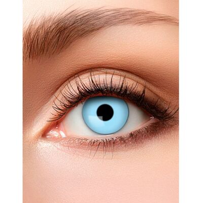 Boland Lentilles de contact sans correction fantaisie oeil bleu glacé adulte - Publicité Boland Lentilles de contact sans correction fantaisie oeil bleu glacé adulte - Publicité
