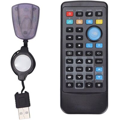ZYNEXDD Télécommande récepteur USB contrle dordinateur PC télécommande sans fil - Publicité ZYNEXDD Télécommande récepteur USB contrle dordinateur PC télécommande sans fil - Publicité