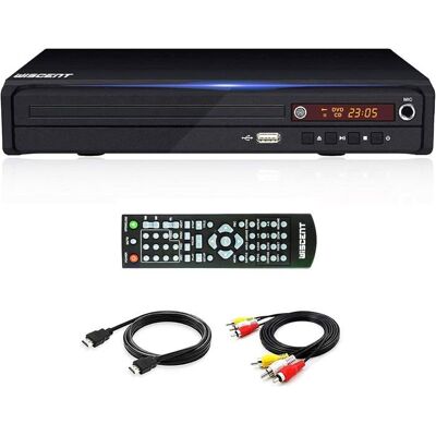 CHOUMICHA SAVEURS FRANCE AGRO Lecteur DVD pour TVDVD/CD/MP3 avec Prise USBSortie HDMI et AV(câble HDMI et AV Inclus)télécommande(sans BluRay) - Publicité CHOUMICHA SAVEURS FRANCE AGRO Lecteur DVD pour TVDVD/CD/MP3 avec Prise USBSortie HDMI et AV(câble HDMI et AV Inclus)télécommande(sans BluRay) - Publicité