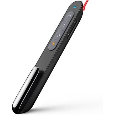 AUTREMENT Norwii Télécommande de Présentation Bluetooth pour PowerPoint Présentateur sans Fil avec Pointeur Portée Rouge - AAA - roug BOITIER - Publicité AUTREMENT Norwii Télécommande de Présentation Bluetooth pour PowerPoint Présentateur sans Fil avec Pointeur Portée Rouge - AAA - roug BOITIER - Publicité