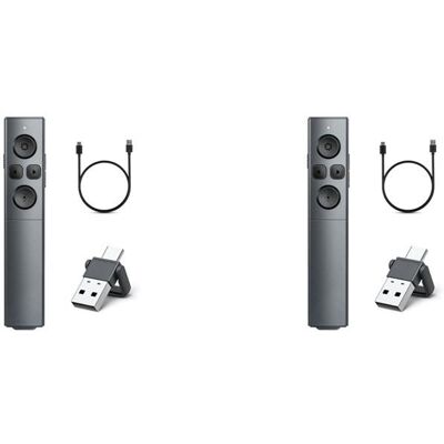 SODIAL 2X Clicker de Présentation USB Type C 2 en 1 Télécommande de Présentation Sans Fil Rechargeable Clicker pour Présentations Noir - Publicité SODIAL 2X Clicker de Présentation USB Type C 2 en 1 Télécommande de Présentation Sans Fil Rechargeable Clicker pour Présentations Noir - Publicité