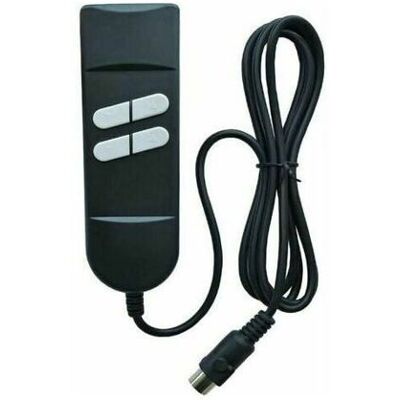 RNEMITERY Télécommande 4 boutons 5 broches pour fauteuil relax électrique releveur 2 moteurs montée/descente Noir - Publicité RNEMITERY Télécommande 4 boutons 5 broches pour fauteuil relax électrique releveur 2 moteurs montée/descente Noir - Publicité