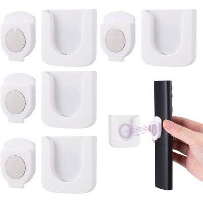 BUXTRADE 4Pcs Support Magnétique pour Télécommande Support Telecommande Mural Magnétique pour Télécommande - Publicité BUXTRADE 4Pcs Support Magnétique pour Télécommande Support Telecommande Mural Magnétique pour Télécommande - Publicité