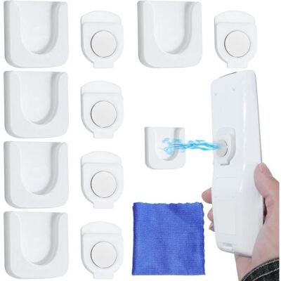6 Pièces Support Mural Magnétique pour Télécommande Support de Télécommande Magnétique Support Mural pour Télécommande Blanc - Publicité 6 Pièces Support Mural Magnétique pour Télécommande Support de Télécommande Magnétique Support Mural pour Télécommande Blanc - Publicité