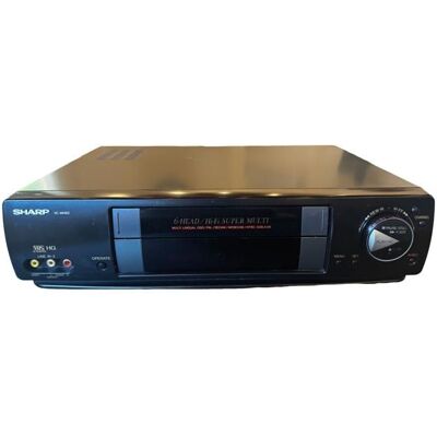 Magnétoscope VHS - Sharp VC MH83 - Noir - Occasion Etat Correct - Sans Télécommande - Publicité Magnétoscope VHS - Sharp VC MH83 - Noir - Occasion Etat Correct - Sans Télécommande - Publicité