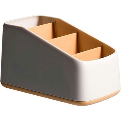 TENZHVXI 1 boîte de rangement télécommande 4 compartiments profil incliné et base antidérapante pour salon et bureau . Publicité TENZHVXI 1 boîte de rangement télécommande 4 compartiments profil incliné et base antidérapante pour salon et bureau . Publicité