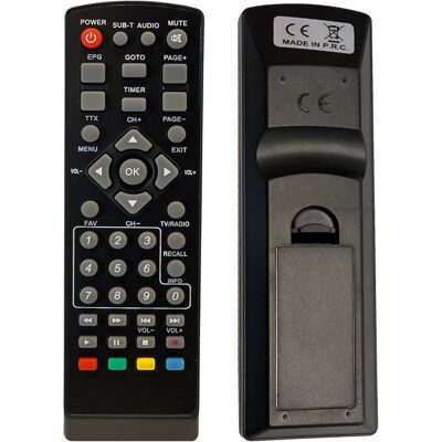 CHOUMICHA SAVEURS FRANCE AGRO Télécommande Universelle 7en1 Compatible pour Décodeur TNT DVB-T StrongEngelMetronicStromLiveTNTXoro - Publicité CHOUMICHA SAVEURS FRANCE AGRO Télécommande Universelle 7en1 Compatible pour Décodeur TNT DVB-T StrongEngelMetronicStromLiveTNTXoro - Publicité