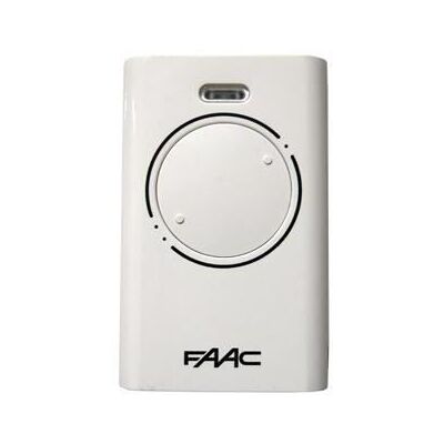 Accessoire de portail - FAAC - XT2868SLH - 2 Boutons - Fréquence 868.350 Mhz - Piles CR2032 Blanc - Publicité Accessoire de portail - FAAC - XT2868SLH - 2 Boutons - Fréquence 868.350 Mhz - Piles CR2032 Blanc - Publicité