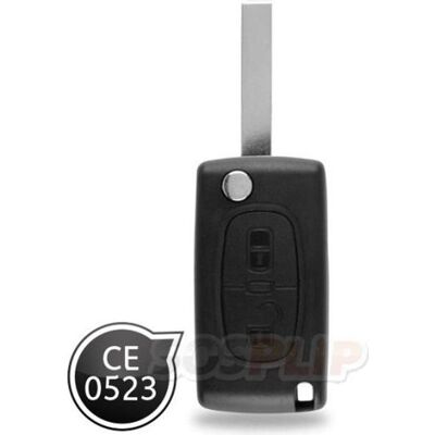 Coque télécommande pour clé C3 C4 Picasso CE0523 Noir - Publicité Coque télécommande pour clé C3 C4 Picasso CE0523 Noir - Publicité