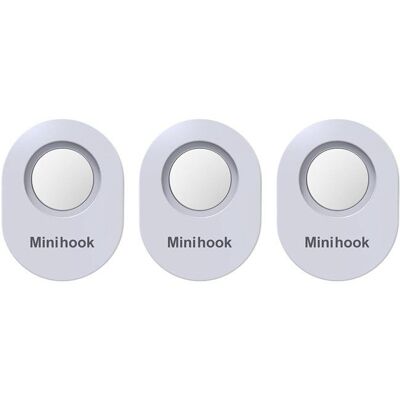 SODIAL Support Magnétique pour Télécommande de Télévision Climatiseur Rangement Mural 3 Pièces.ABSBlanc - Publicité SODIAL Support Magnétique pour Télécommande de Télévision Climatiseur Rangement Mural 3 Pièces.ABSBlanc - Publicité