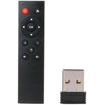 SODIAL Universel 2.4G Clavier Souris Air Sans Fil TéLéCommande pour Android PC Box TV Noir - Publicité SODIAL Universel 2.4G Clavier Souris Air Sans Fil TéLéCommande pour Android PC Box TV Noir - Publicité