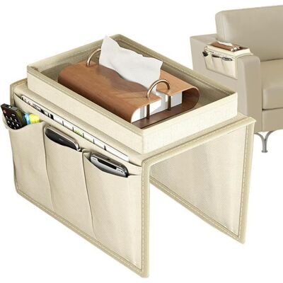 Organisateur dAccoudoirs - K - Sac de Rangement Antidérapant - Tissu Oxford - Support Télécommande - 20 kg - Publicité Organisateur dAccoudoirs - K - Sac de Rangement Antidérapant - Tissu Oxford - Support Télécommande - 20 kg - Publicité