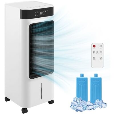 NAPASA Rafraîchisseur d’air évaporatif 3 en 1 réservoir 7 L oscillation 48° 3 vitesses 3 modes télécommande blanc - Publicité NAPASA Rafraîchisseur d’air évaporatif 3 en 1 réservoir 7 L oscillation 48° 3 vitesses 3 modes télécommande blanc - Publicité