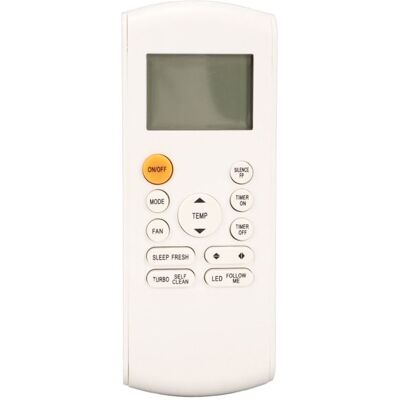 ZEAICOS Télécommande de remplacement universelle pour climatiseur Midea Maxicool R57B1 BGE RG52A2 BGE RG57A BGEF RG57OB Blanc - Publicité ZEAICOS Télécommande de remplacement universelle pour climatiseur Midea Maxicool R57B1 BGE RG52A2 BGE RG57A BGEF RG57OB Blanc - Publicité