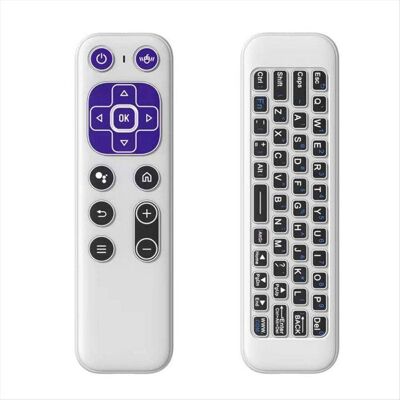 SODIAL Télécommande Bluetooth T6 Souris Sans Fil Vocale Air Mouse Gyroscope Somatosensoriel 24 G Bluetooth Double Mode Air Mouse Blanc Blanc - Publicité SODIAL Télécommande Bluetooth T6 Souris Sans Fil Vocale Air Mouse Gyroscope Somatosensoriel 24 G Bluetooth Double Mode Air Mouse Blanc Blanc - Publicité