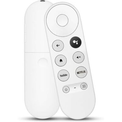 Télécommande Vocale Bluetooth - LON® - Chromecast TV 4K - Boutons Netflix YouTube - Contrôle Vocal Google Assistant Blanc - Publicité Télécommande Vocale Bluetooth - LON® - Chromecast TV 4K - Boutons Netflix YouTube - Contrôle Vocal Google Assistant Blanc - Publicité