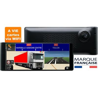 GPS Poids Lourd 7 Pouces NaviPro DVR GPS pour Camion Bus Voiture Europe 48 Pays Caméra de Route Intégrée Dashcam - Publicité GPS Poids Lourd 7 Pouces NaviPro DVR GPS pour Camion Bus Voiture Europe 48 Pays Caméra de Route Intégrée Dashcam - Publicité