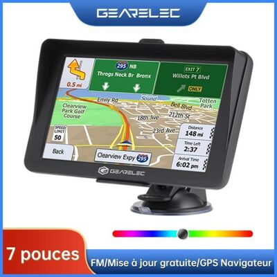 GPS Voiture GEARELEC 7 Pouce Écran Tactile 8G 256M Carte Europe Mises à Jour Gratuites Noir - Publicité GPS Voiture GEARELEC 7 Pouce Écran Tactile 8G 256M Carte Europe Mises à Jour Gratuites Noir - Publicité