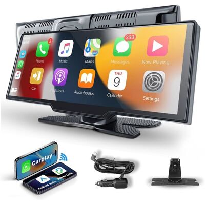 HIKITY Écran Auto 10.26 avec CarPlay/Android Auto Sans Filtransmission FMnavigation GPSBluetooth et commande vocale Noir - Publicité HIKITY Écran Auto 10.26 avec CarPlay/Android Auto Sans Filtransmission FMnavigation GPSBluetooth et commande vocale Noir - Publicité