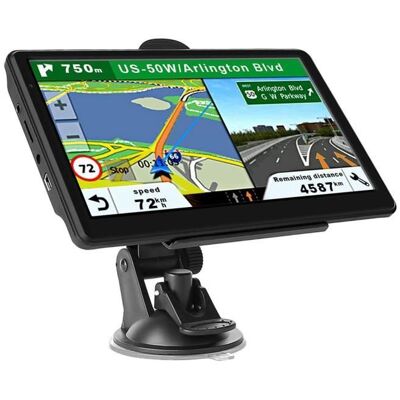 GPS Navigation pour Voiture Camion - HOMYL - Écran Tactile 7 Pouces - Guidage Vocal - États-Unis Canada Noir - Publicité GPS Navigation pour Voiture Camion - HOMYL - Écran Tactile 7 Pouces - Guidage Vocal - États-Unis Canada Noir - Publicité
