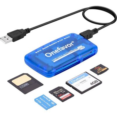BAKANASAN SmartMedia Lecteur de Cartes Tout-en-Un USB Universel Multi-Cartes Slim Hub Read Smart Media SDXDCFMMCMS Pro Duo(Lecteur) - Publicité BAKANASAN SmartMedia Lecteur de Cartes Tout-en-Un USB Universel Multi-Cartes Slim Hub Read Smart Media SDXDCFMMCMS Pro Duo(Lecteur) - Publicité