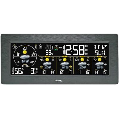 Technoline WD 3050 - Station Météo - Noir - Publicité Technoline WD 3050 - Station Météo - Noir - Publicité