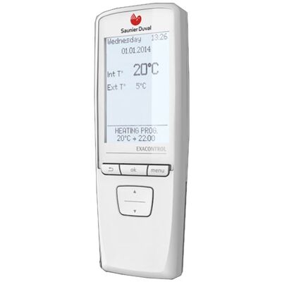 Thermostat Programmable Radio Saunier Duval E7RB-B - Chauffage & Eau - Publicité Thermostat Programmable Radio Saunier Duval E7RB-B - Chauffage & Eau - Publicité