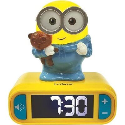 LEXIBOOK - Réveil veilleuse Les Minions - Sons et mélodies écran LCD rétro-éclairé et lumineux - Jaune Jaune - Publicité LEXIBOOK - Réveil veilleuse Les Minions - Sons et mélodies écran LCD rétro-éclairé et lumineux - Jaune Jaune - Publicité