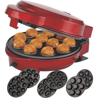 Melissa Machine à muffins 3 en 1 Moule à donut et popcake 700 W Rouge métallisé Lot de 3 plaques Rouge - Publicité Melissa Machine à muffins 3 en 1 Moule à donut et popcake 700 W Rouge métallisé Lot de 3 plaques Rouge - Publicité