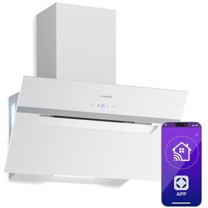 Klarstein BigBite Hotte Aspirante 60 cm Hotte Décorative 417 m³/h A+++ LED 3 Vitesses Tactile Recyclage ou Évacuation Blanc Blanc - Publicité Klarstein BigBite Hotte Aspirante 60 cm Hotte Décorative 417 m³/h A+++ LED 3 Vitesses Tactile Recyclage ou Évacuation Blanc Blanc - Publicité
