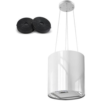 SNDOAS Hotte Îlot Central Hotte Aspirante 35cm 700 m³/h A+ 3 Vitesses et Fonction Retard (5 minutes) Hotte Suspendue Recyclage Blanc Blanc - Publicité SNDOAS Hotte Îlot Central Hotte Aspirante 35cm 700 m³/h A+ 3 Vitesses et Fonction Retard (5 minutes) Hotte Suspendue Recyclage Blanc Blanc - Publicité