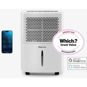 Déshumidificateur - PRO BREEZE - 12L - Humidistat intégré - Contrôle intelligent - Économe en énergie Blanc - Publicité Déshumidificateur - PRO BREEZE - 12L - Humidistat intégré - Contrôle intelligent - Économe en énergie Blanc - Publicité