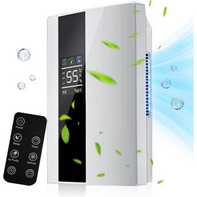 PRUMYA Deshumidificateur D Air Electrique 2200ml Deshumidificateur D Air Anti Moisissure Silencieux Compact DéShumidificateur Pour Blanc - Publicité PRUMYA Deshumidificateur D Air Electrique 2200ml Deshumidificateur D Air Anti Moisissure Silencieux Compact DéShumidificateur Pour Blanc - Publicité