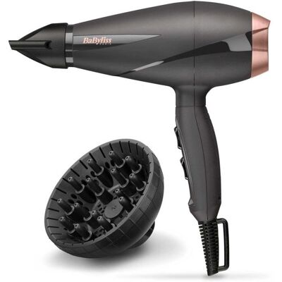 Sèche-cheveux - BaByliss - 6709DE Smooth Pro 2100 - Moteur AC - Fabriqué en Italie Noir - Publicité Sèche-cheveux - BaByliss - 6709DE Smooth Pro 2100 - Moteur AC - Fabriqué en Italie Noir - Publicité
