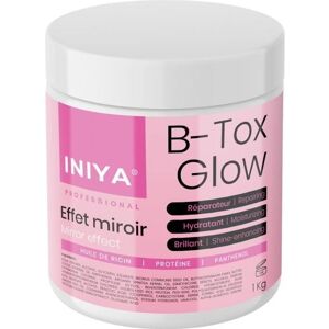 INIYA Botox Capillaire Sans Formol 1kg Huile de Ricin Protéine & Panthenol Effet Miroir Réparation Hydratation B-Tox Glow Inw - Publicité INIYA Botox Capillaire Sans Formol 1kg Huile de Ricin Protéine & Panthenol Effet Miroir Réparation Hydratation B-Tox Glow Inw - Publicité