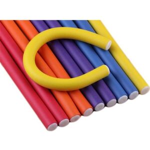 FABLCREW Lot de 30 bigoudis en mousse souple et flexible - Publicité FABLCREW Lot de 30 bigoudis en mousse souple et flexible - Publicité