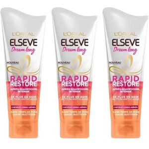 Après-shampooings LOréal Paris Elsève Rapid Restore Dream Long Après-Shampooing Intensif-Action Anti-Casse 180 ml 225131 - Publicité Après-shampooings LOréal Paris Elsève Rapid Restore Dream Long Après-Shampooing Intensif-Action Anti-Casse 180 ml 225131 - Publicité