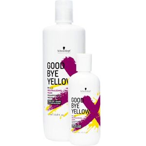 Schwarzkopf Professional Good Bye Yellow Shampoo - Neutralise les tons jaunes - Publicité Schwarzkopf Professional Good Bye Yellow Shampoo - Neutralise les tons jaunes - Publicité