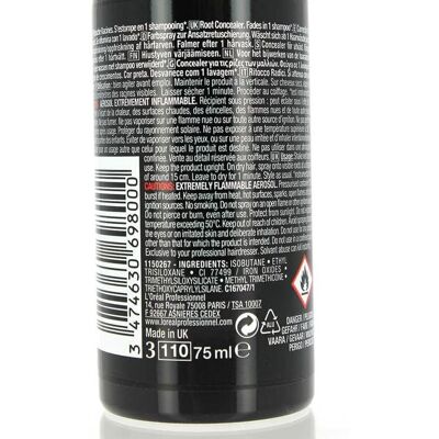 L'Oréal Professionnel Spray Retouche Racines Noires - Type de cheveux - Publicité L'Oréal Professionnel Spray Retouche Racines Noires - Type de cheveux - Publicité