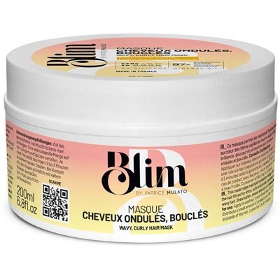 Blim Masque Cheveux Ondulés Bouclés - 200 ml - Mulato - Publicité Blim Masque Cheveux Ondulés Bouclés - 200 ml - Mulato - Publicité