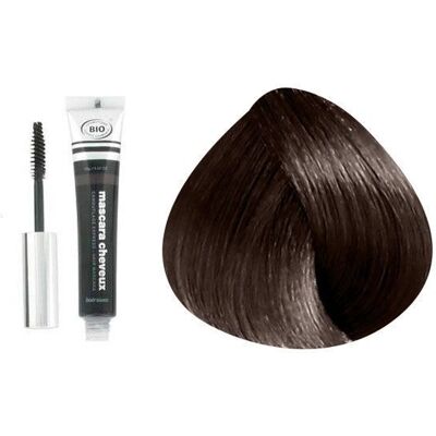 Hairgum - Mascara Bio pour cheveux - Châtain foncé - 150g - Publicité Hairgum - Mascara Bio pour cheveux - Châtain foncé - 150g - Publicité