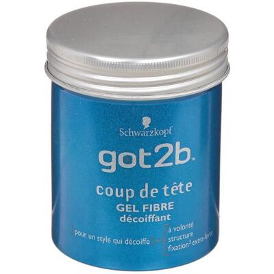Got2b Gel Coifant Fibre Coup De Tête - Gel coiffant cheveux - Publicité Got2b Gel Coifant Fibre Coup De Tête - Gel coiffant cheveux - Publicité