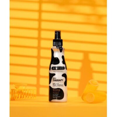 Morfose Milk Therapy Après-shampoing en spray 220 ml – Protection contre la chaleur et soin pour cheveux secs et cassants - Publicité Morfose Milk Therapy Après-shampoing en spray 220 ml – Protection contre la chaleur et soin pour cheveux secs et cassants - Publicité