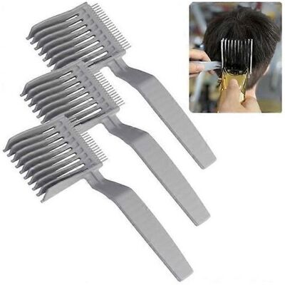 FANX Peigne dégradé pour coiffure peigne de positionnement incurvé professionnel (ensemble de 3 pièces) - Publicité FANX Peigne dégradé pour coiffure peigne de positionnement incurvé professionnel (ensemble de 3 pièces) - Publicité