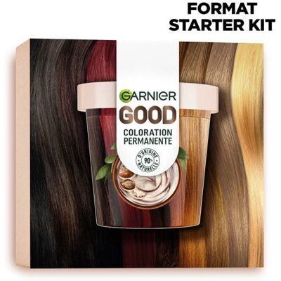 Garnier Good Coloration 4.15 Marron glacé Starter kit - Publicité Garnier Good Coloration 4.15 Marron glacé Starter kit - Publicité