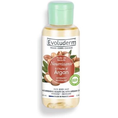 Huile d'Argan Evoluderm - Soin Multi-usage - Publicité Huile d'Argan Evoluderm - Soin Multi-usage - Publicité